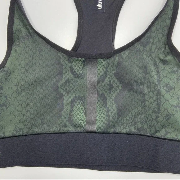 Ultracor Terrain Python Sports Bra Ivy Textured Nero Small